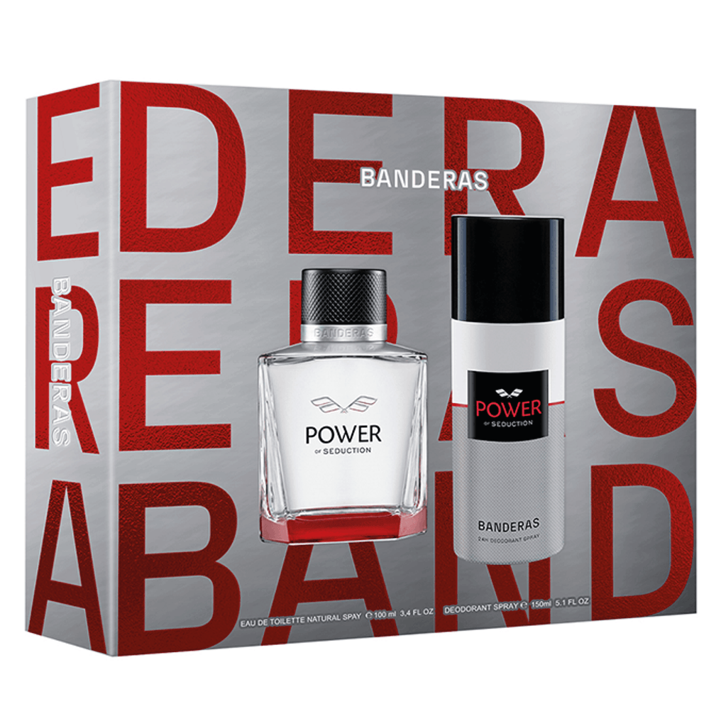 BANDERAS POWER OF SEDUCTION COFRE EDT X 100 ML.